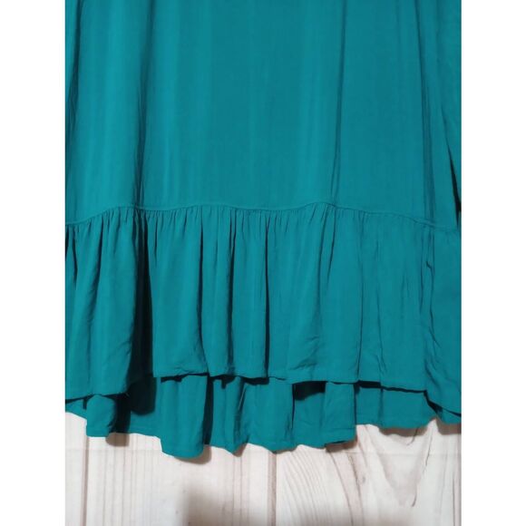 Loft Shirt Ladies Small Turquoise Peplum - Picture 4 of 7